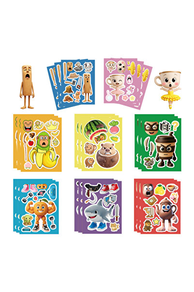 Choice1 8 8/16Sheets Tung Tung Sahur Italian Brainrot AI Abstrac Puzzle Stick...