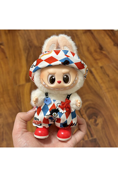 Choice ملابس فقط مقاس 16 لدمية لابوبو مقاس 17 سم V1V2، طقم فستان جديد مع بنطا...