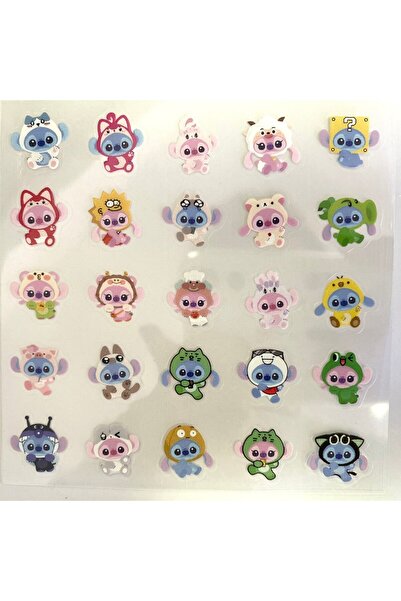 Choice 10 أوراق، 10 قطع من ملصقات ستيتش الكرتونية - تصميم لطيف لتزيين منزلك ب...