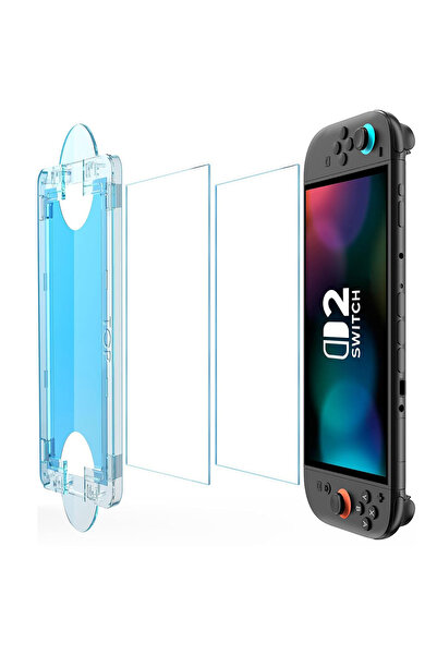 Techsuit Switch 2 Screen Protector with Applicator, 9H (set of 2) - SwitchAur...