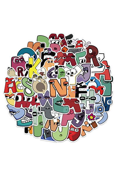 Choice Alphabet Lore 52Pcs Alphabet Lore Cartoon Graffiti Stickers: Decorate ...