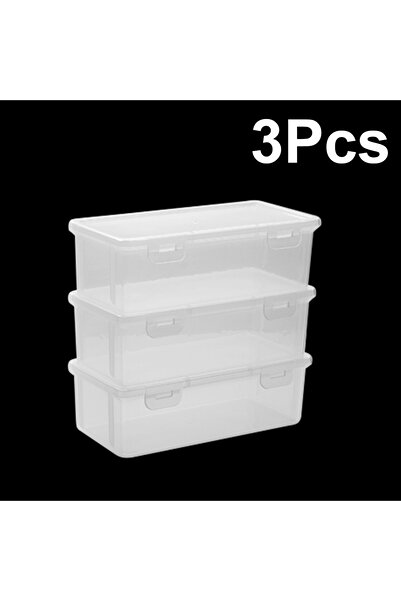 Choice علبة أقلام رصاص بلاستيكية شفافة للطلاب، 3 قطع (1/3/6 قطع)، بدون طباعة.