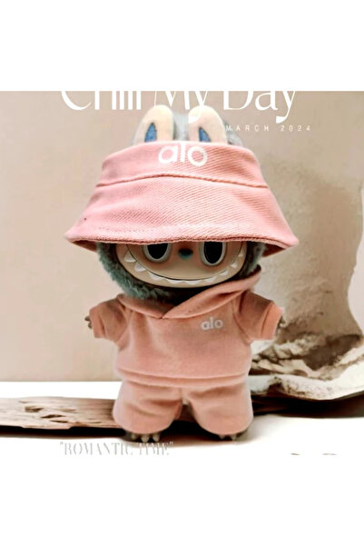 Miniso طقم ملابس من NPink مكون من 3 قطع من قماش الكوردروي الساخن لدمية لابوبو...