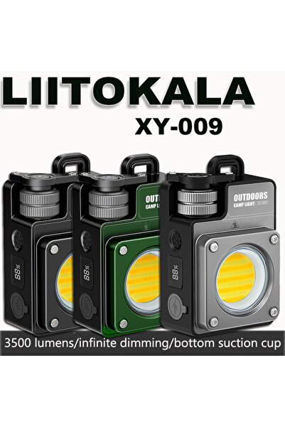 liitokala أخضر XY-009، مناسب للتخييم الخارجي، فائق السطوع، يدوم طويلاً، مغناط...