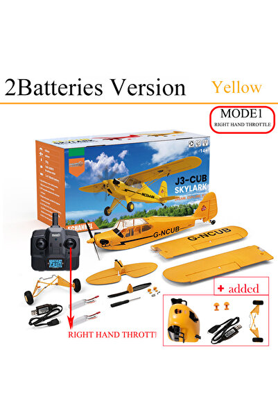 Choice طائرة J3-CUB الجديدة للتحكم عن بعد، طراز 1، 2B، 5 قنوات، 2.4 جيجا هرتز...