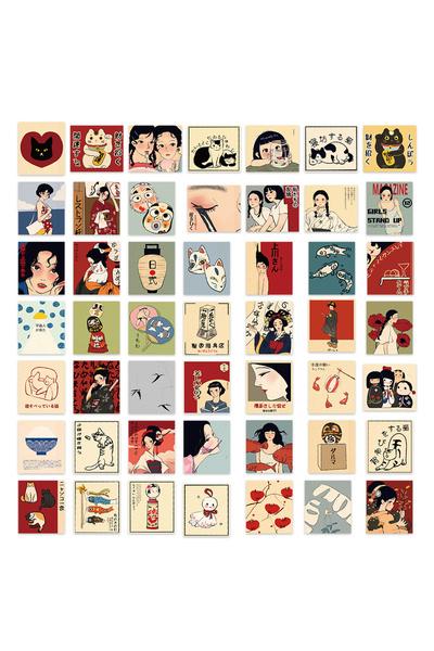 Choice 50 قطعة أو 100 قطعة من ملصقات جرافيتي كرتونية مستوحاة من يوم ربيعي على...