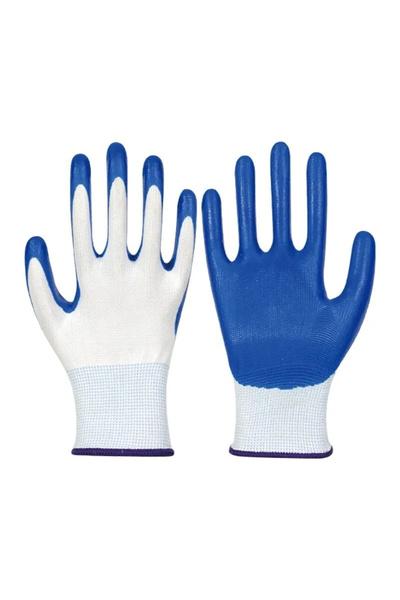 Choice زوج واحد من قفازات النتريل المقاومة للانزلاق والتآكل والمسامية، مناسبة...