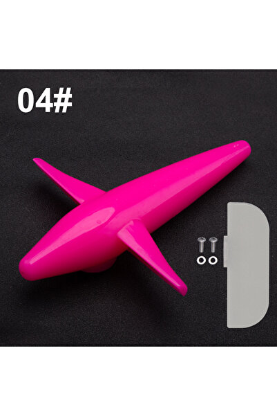 Choice 7 بوصة وردية اللون، 7 بوصات، 127 غرام، جهاز تعقب جانبي مضيء لصيد التون...