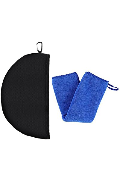 Choice Black Flying Disc Cleaning Tool with Microfiber Cloth and Clip Flying ...