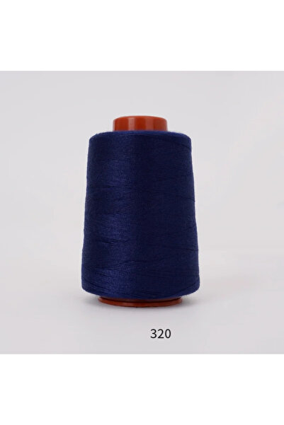 Choice 320 1pc 800Yards Blue Polyester Sewing Thread - Small Cone 402 High-Sp...