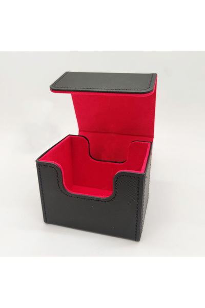 Choice7 H-heihong Stackable Card Storage Box 100+Capacity Waterproof PU Mater...