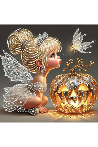 Choice 30*30cm WHITE Fairy Princess Pattern Diamond Painting Set, DIY Handmad...