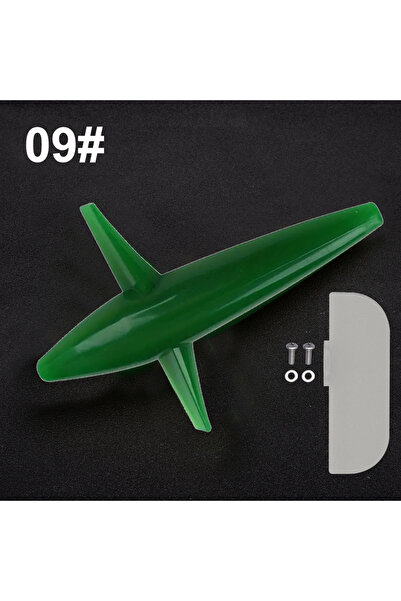 Choice 7 بوصة، أخضر داكن، 7 بوصات، 127 غرام، جهاز تعقب جانبي مضيء لصيد التونة...