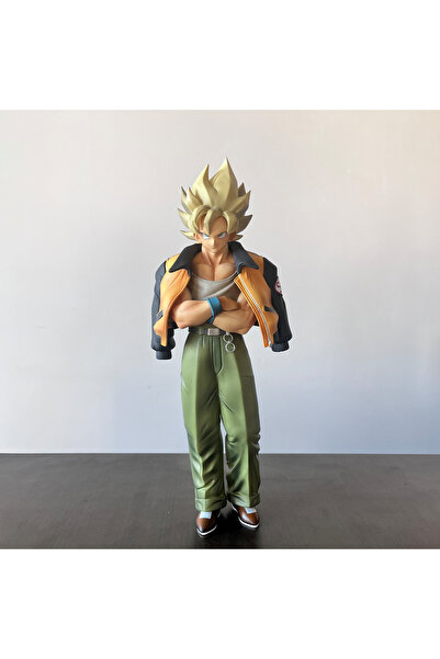 Choice مجسم سون غوكو من دراغون بول، سوبر سايان غوكو، مصنوع من مادة PVC، من إن...