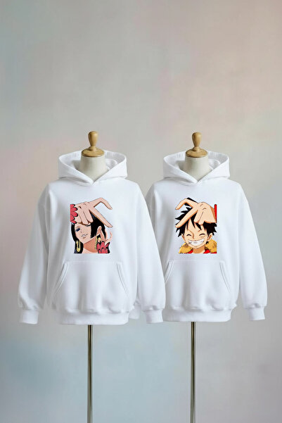 Vordevia One Piece Dear Combination Printed Cotton 3 Thread O Oversized K Hoo...