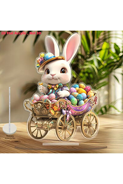 Choice A Easter Bunny Desktop Ornament Egg Celebration Theme Home Valentine's...