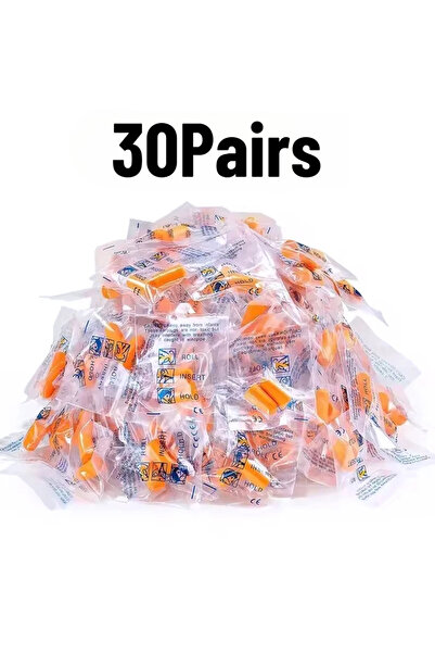 Choice 30Pairs 30/60Pairs Disposable Soundproof Earplugs With Independent Pac...