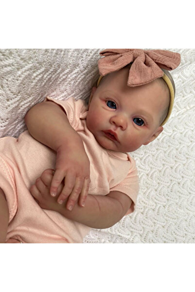 Choice دمية بجسم من الفينيل وشعر مطلي، دمية ريبورن جاهزة، جسم من الفينيل أو ا...