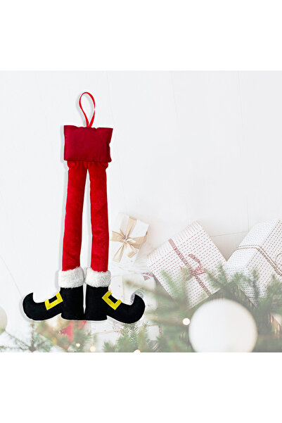 Choice 1Pcs A 【MAX-22】1Pcs Christmas Striped Red Elf Leg Hanging Tree Ornamen...