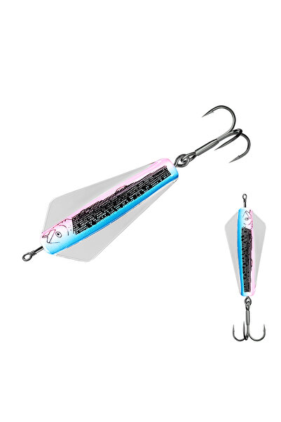 Choice طُعم صيد تايو ديفل سبون الصلب، 7 غرام، 3.9 سم، أزرق ووردي، طُعم دوار، ...