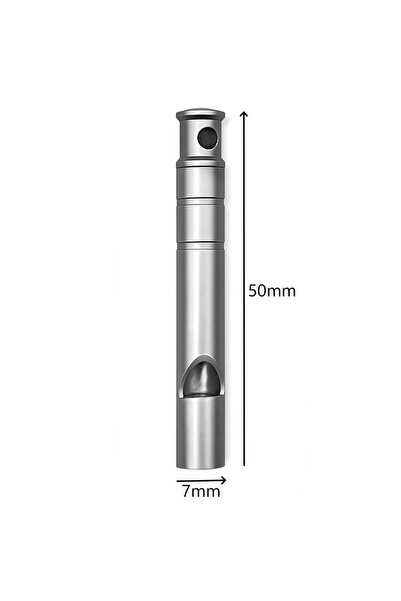 Choice صافرة نجاة من التيتانيوم الفضي مع حبل - صافرة أمان خفيفة الوزن للغاية ...