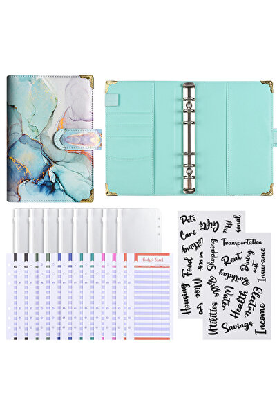 Choice A6 5 1spc budget card 12 sheets+zipper bag 8 sheets+2 sheets English s...