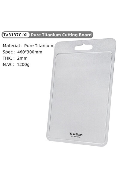 Choice 46 x 30 CM Tiartisan 2mm Thickened Pure Titanium Kitchen Cutting Board...