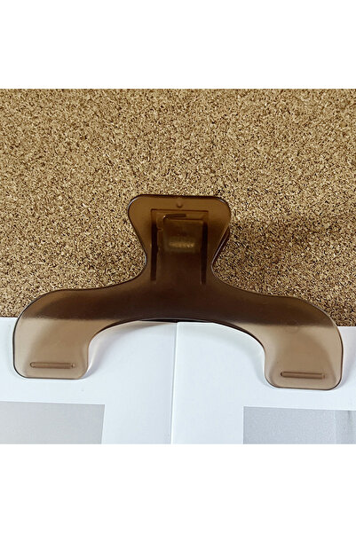 Choice A9 1Pcs Simple Fixed Book Clips Frosted Transparent Page Holder For Re...