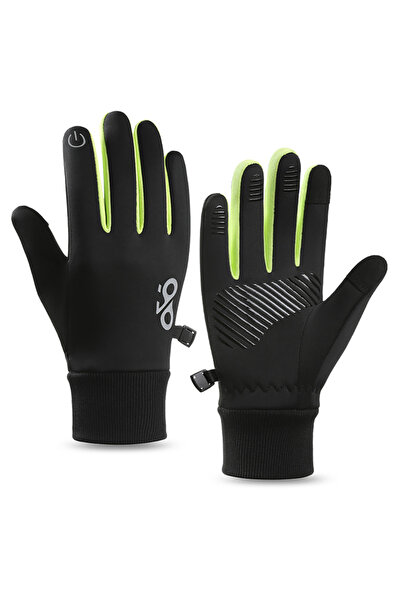 Choice قفازات شتوية للأطفال من عمر 6 إلى 10 سنوات من ماركة GTUBIKE الخضراء، ز...