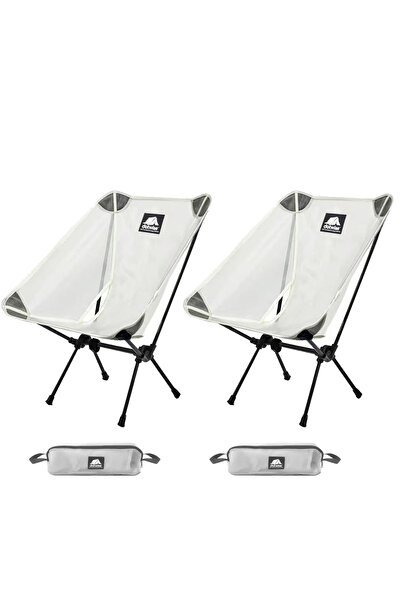 Choice كرسيان من خيوط شبكية بيضاء على شكل قمر، كرسيان خارجيان جيدا التهوية، ك...