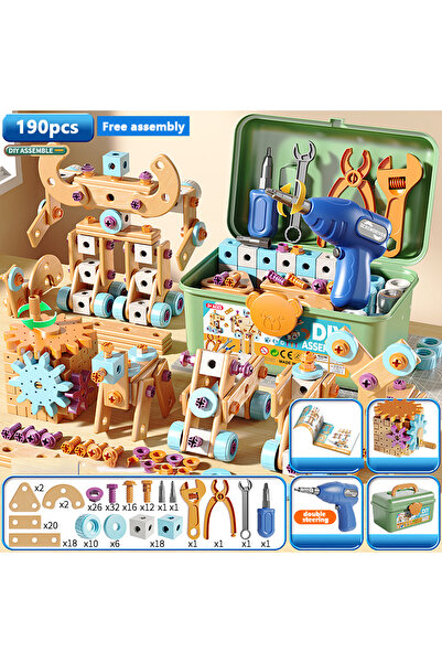 Choice5 190pcs DIY Nut Hand Disassembly Assembly Puzzle Simulated Screwing To...