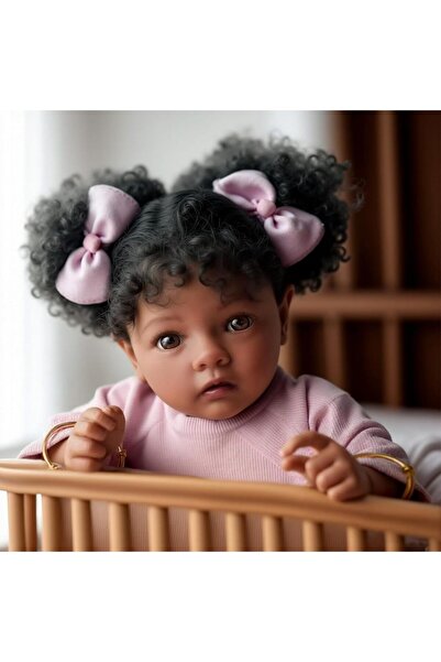 Choice دمية طفلة وردية اللون من ماركة بابسايد، واقعية المظهر، مقاس 20 بوصة، ج...