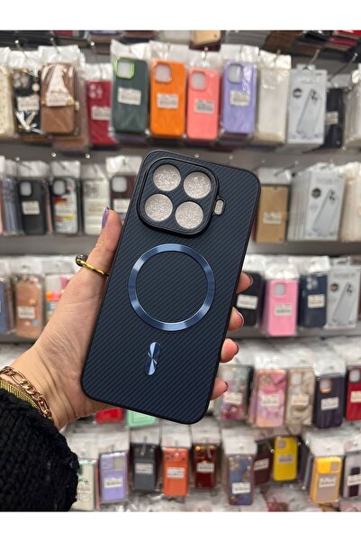 TECNOTREND Mİ 15T Pro 5G Uyumlu Telefon Kılıfı Karbon Fiber Dokulu Elektro Ka...