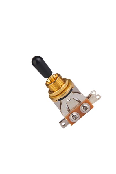 choice2 Gold 3 Way Guitar Toggle Switch kup Selector w/Tip Cap/for New kup To...
