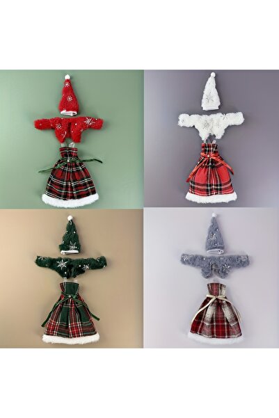 Choice 4 فساتين عيد الميلاد، قطعتان/4 قطع، ملابس دمى 30 سم، طقم ملابس عيد الم...