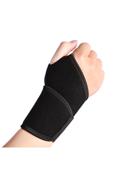 Choice دعامة معصم سوداء قابلة للتعديل (قطعة واحدة) مثالية للنساء والرجال، حزا...