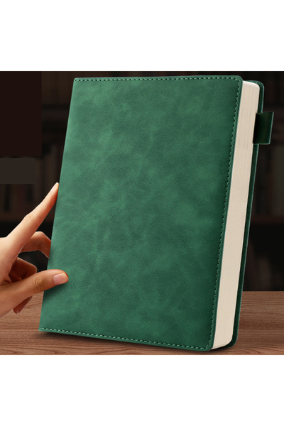Choice A5 Green 360Pages Simple Pen Insert Notepad Thickened Diary Simple Off...