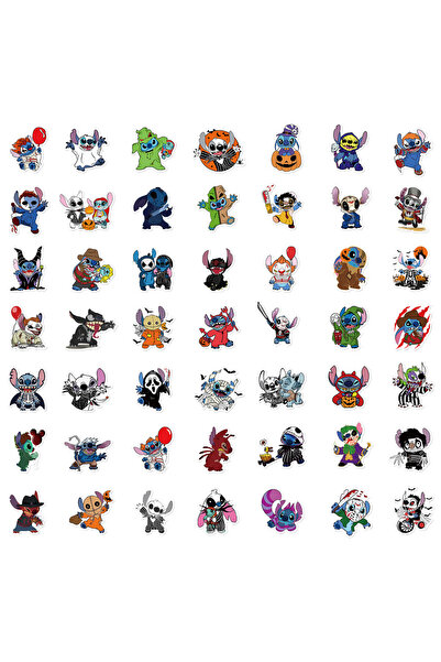 Choice 50 قطعة من ملصقات شخصيات الرعب ستيتش - ملصقات مقاومة للماء يمكنك صنعها...