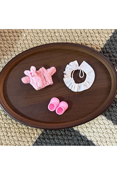 Choice B For CRYBABY Vacation Mode On Love Sweater Dress Shoes Set For Labubu...