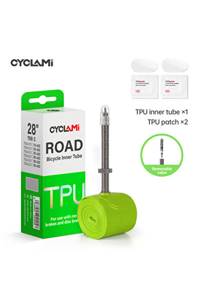 Choice صمام بريستا 700c 45 مم 18-32C قطعة واحدة، أنبوب داخلي للدراجة من CYCLA...