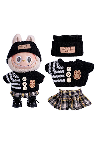 Choice لا تشمل الدمى NW591-YS-07 طقم ملابس وإكسسوارات لابوبو مقاس 6.7 بوصة قب...