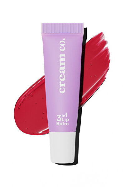 Cream Co. 3-in-1 Lippenbalsam: Pflegend, mit Hyaluronsäure, feuchtigkeitsspen...