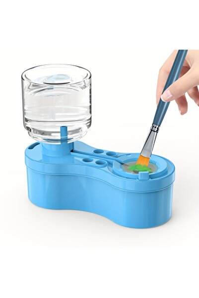 Choice3 Blue 2025New Paint Brush Cleaner Tool with Tray,Upgraded 4-in-1 Paint...