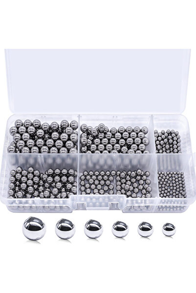 Choice 620pcs 620PCS 6 Size Bicycle Bearing Balls Precision Steel Balls carbo...