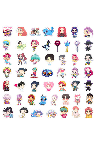 Choice ٥٠ قطعة من ملصقات مجموعة صائدي الساحرات من الكيبوب بتصميم تشيبي - ملصق...