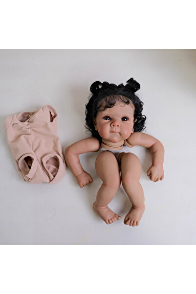 Choice 48CM WHITE NPK 18inch Bettie Lifelike Unfinished Reborn Doll Kit Dark ...