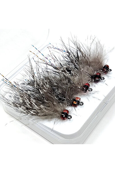 Choice G-15-2 5 شرائط ذباب جاف - أطراف وخطافات ملونة، مناسبة للطُعم المتوسط إ...