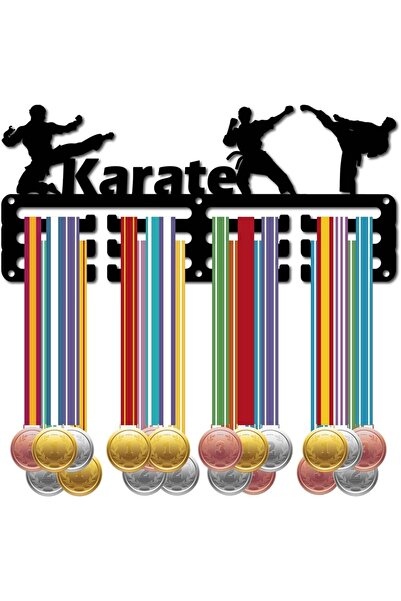 Choice AECH09-05979 Karate Medal Hanger Display Medal Holder Wall Mount Rack ...