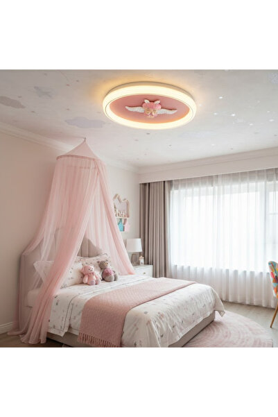 Vonalight Desıng Project 3 ışık renkli, 50 cm, kız, kız çocuk odası, çember l...