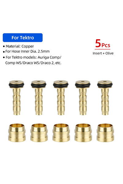 Choice طقم حشوات نحاسية لفرامل الدراجات الهوائية من تيكترو (5/10 قطع) متوافق ...